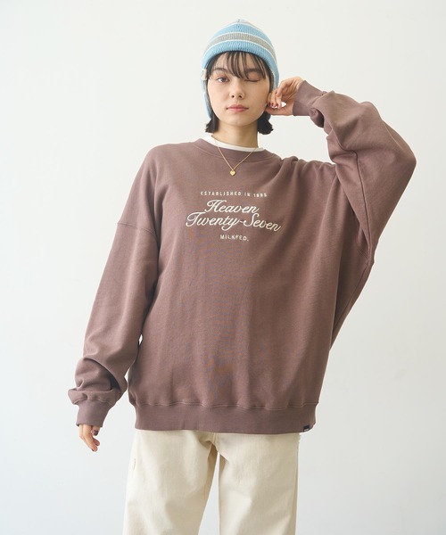 MILKFED.（ミルクフェド）の「STRIPED KNIT CAP（ニットキャップ/ビーニー・レディース・ピンク/ネイビー/ライトブルー・ONE SIZE）」の14枚目の写真