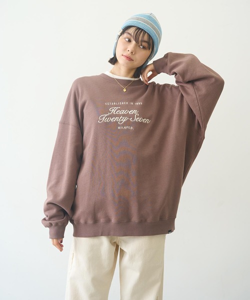 MILKFED.（ミルクフェド）の「STRIPED KNIT CAP（ニットキャップ/ビーニー・レディース・ピンク/ネイビー/ライトブルー・ONE SIZE）」の15枚目の写真