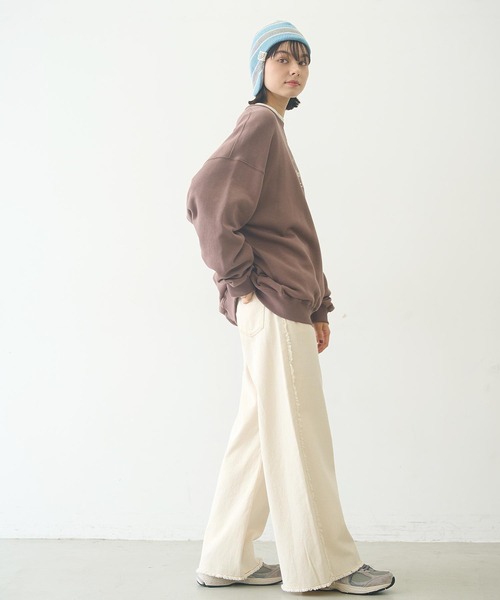 MILKFED.（ミルクフェド）の「STRIPED KNIT CAP（ニットキャップ/ビーニー・レディース・ピンク/ネイビー/ライトブルー・ONE SIZE）」の20枚目の写真