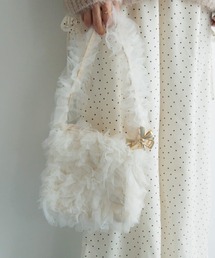 flower | フリルチュールバッグ(ハンドバッグ)