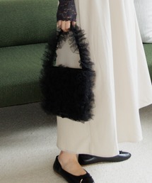 flower | フリルチュールバッグ(ハンドバッグ)