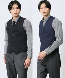 m.f.editorial（エムエフエディトリアル）の「m.f.エディトリアル メンズ リバーシブル ジレベスト（スーツベスト・メンズ）」