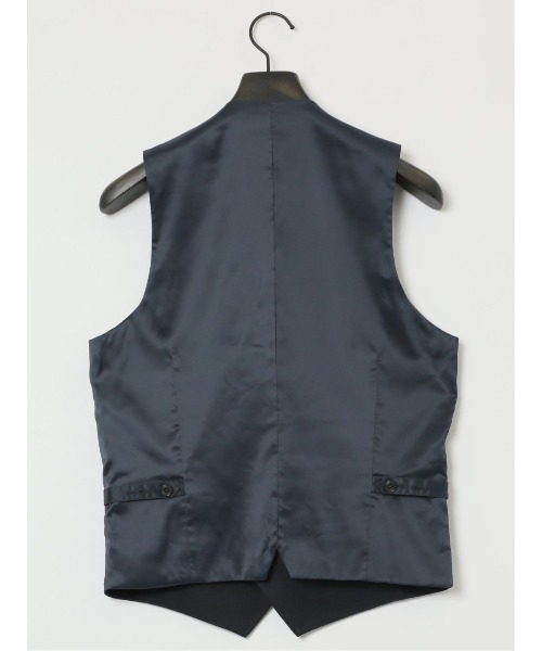 m.f.editorial（エムエフエディトリアル）の「m.f.エディトリアル メンズ リバーシブル ジレベスト（スーツベスト・メンズ・ブルー・MEDIUM/LARGE/X-LARGE）」の11枚目の写真