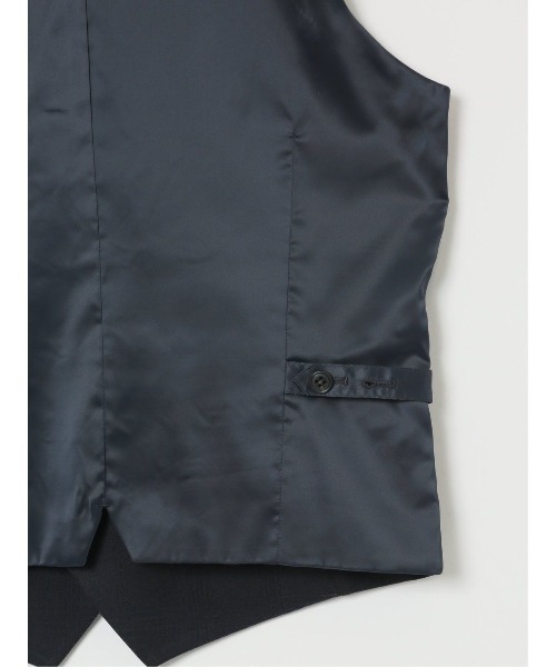 m.f.editorial（エムエフエディトリアル）の「m.f.エディトリアル メンズ リバーシブル ジレベスト（スーツベスト・メンズ・ブルー・MEDIUM/LARGE/X-LARGE）」の10枚目の写真