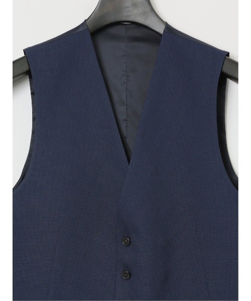 m.f.editorial（エムエフエディトリアル）の「m.f.エディトリアル メンズ リバーシブル ジレベスト（スーツベスト・メンズ・ブルー・MEDIUM/LARGE/X-LARGE）」の8枚目の写真