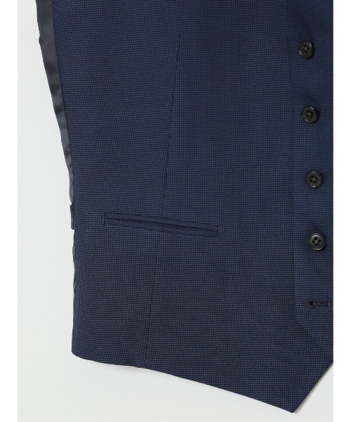 m.f.editorial（エムエフエディトリアル）の「m.f.エディトリアル メンズ リバーシブル ジレベスト（スーツベスト・メンズ・ブルー・MEDIUM/LARGE/X-LARGE）」の7枚目の写真