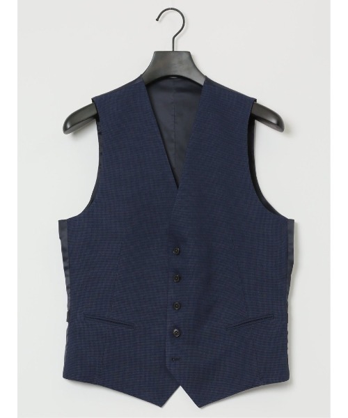 m.f.editorial（エムエフエディトリアル）の「m.f.エディトリアル メンズ リバーシブル ジレベスト（スーツベスト・メンズ・ブルー・MEDIUM/LARGE/X-LARGE）」の13枚目の写真