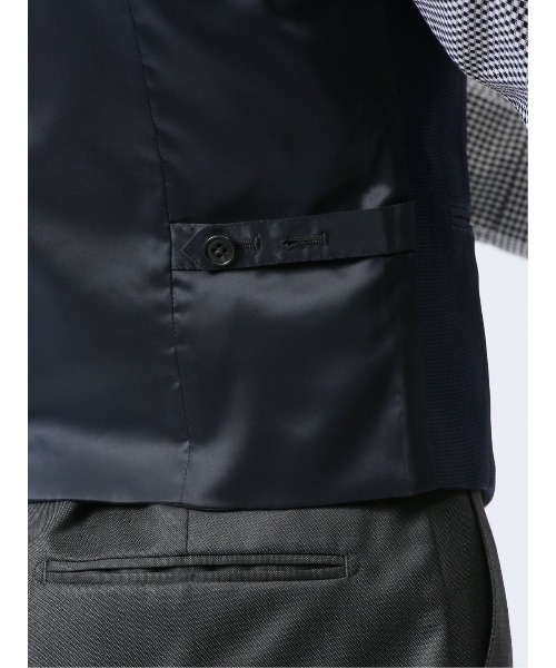 m.f.editorial（エムエフエディトリアル）の「m.f.エディトリアル メンズ リバーシブル ジレベスト（スーツベスト・メンズ・ブルー・MEDIUM/LARGE/X-LARGE）」の15枚目の写真