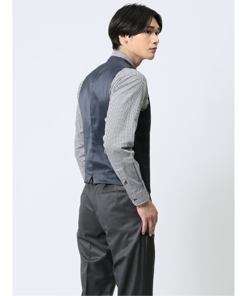 m.f.editorial（エムエフエディトリアル）の「m.f.エディトリアル メンズ リバーシブル ジレベスト（スーツベスト・メンズ・ブルー・MEDIUM/LARGE/X-LARGE）」の18枚目の写真