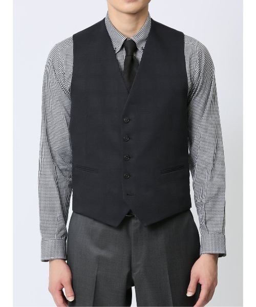 m.f.editorial（エムエフエディトリアル）の「m.f.エディトリアル メンズ リバーシブル ジレベスト（スーツベスト・メンズ・ブルー・MEDIUM/LARGE/X-LARGE）」の22枚目の写真