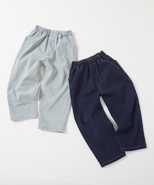 devirock（デビロック）の「裏起毛 バルーン デニム パンツ（デニムパンツ・キッズ・ブルー系その他/ブルー系その他2・100cm/110cm/120cm/130cm/140cm/150cm/160cm）」の15枚目の写真