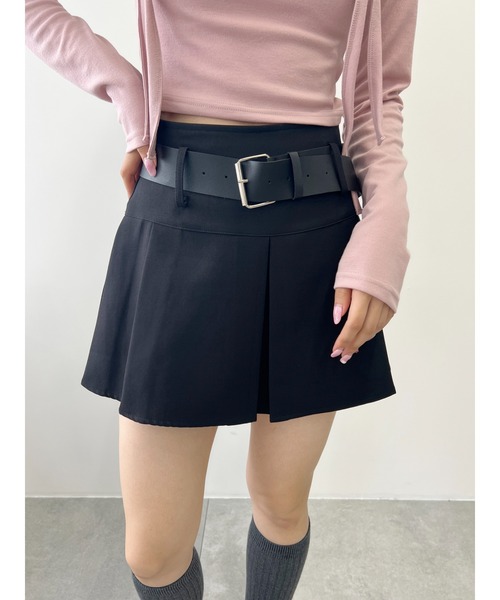PHILLY(フィリー)の「【PHILLY】ベルトセットミニスカート(スカート・レディース・グレー/ブラック・SMALL/MEDIUM)」の3枚目の写真