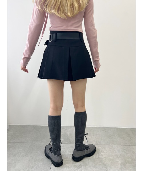PHILLY(フィリー)の「【PHILLY】ベルトセットミニスカート(スカート・レディース・グレー/ブラック・SMALL/MEDIUM)」の6枚目の写真