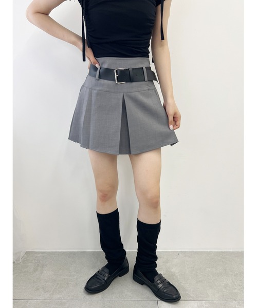 PHILLY(フィリー)の「【PHILLY】ベルトセットミニスカート(スカート・レディース・グレー/ブラック・SMALL/MEDIUM)」の11枚目の写真