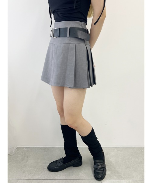 PHILLY(フィリー)の「【PHILLY】ベルトセットミニスカート(スカート・レディース・グレー/ブラック・SMALL/MEDIUM)」の12枚目の写真