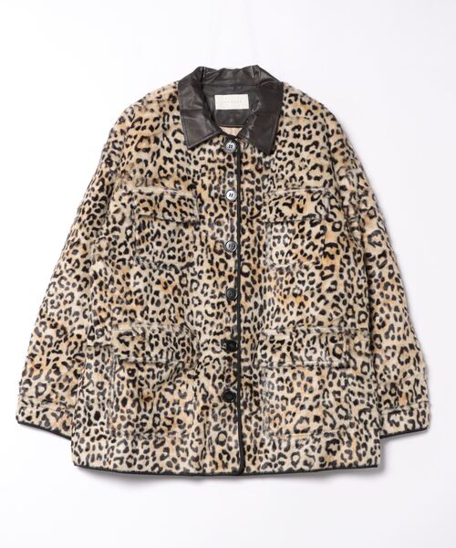 SANSeLF（サンセルフ）の「【LONSLAN】 レオパードファーコート sanwl24a018（その他アウター・レディース・レオパード・FREE）」の3枚目の写真