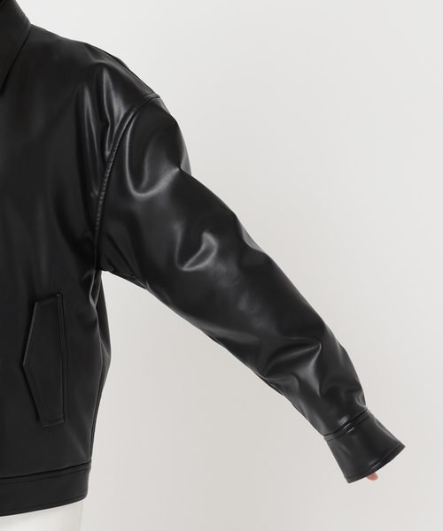 CITYSHOP（シティーショップ）の「FAUX LEATHER ブルゾン