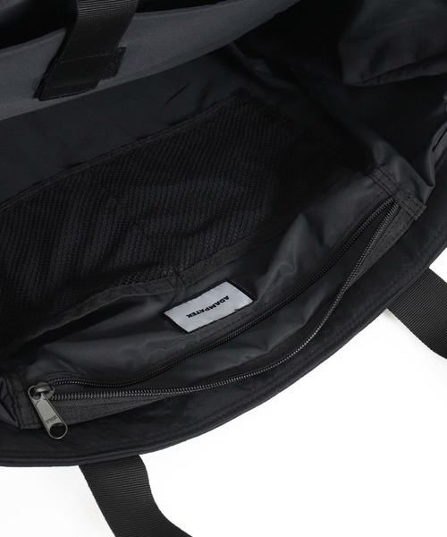 ADAM PATEK(アダムパテック)の「mko12282-square quilt shoulder tote bag ビッグトートバッグ(トートバッグ・メンズ・カーキ/ブラック/グレー・FREE)」の20枚目の写真