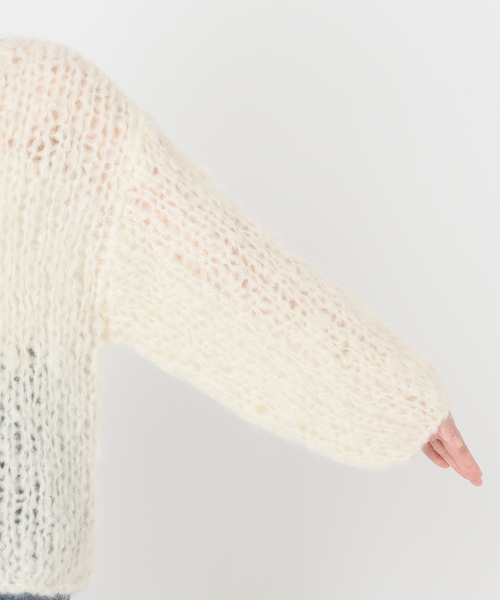 【Plage】HANDニットジャンボタム/ナチュラル plage（プラージュ）の「HAND KNIT ジャンボタム プルオーバー