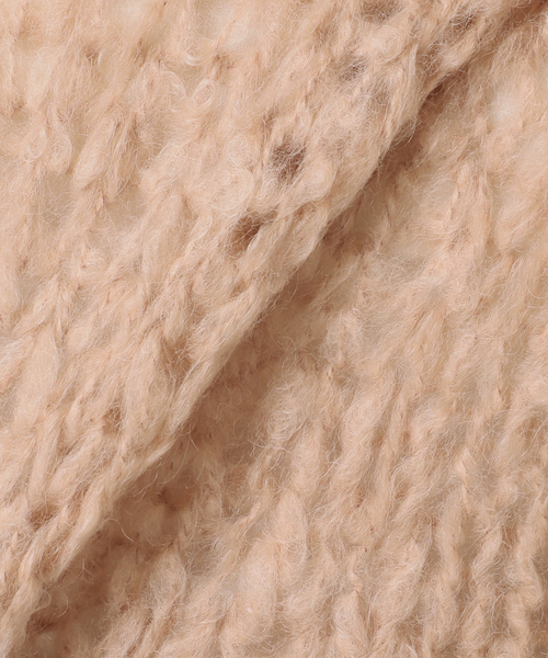 plage（プラージュ）の「HAND KNIT ジャンボタム プルオーバー（ニット/セーター・レディース・アイボリー/ベージュ/パープル・FREE）」の21枚目の写真