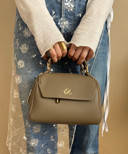 ゴールドロゴモチーフハンドバッグ BA-241（ショルダーバッグ