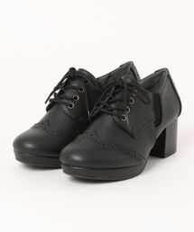 【NEW YORK STARS BOBSON】 ウィングチップヒールアップシューズ