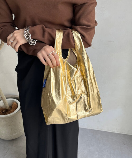 DouDou（ドゥドゥ）の「【BAGGU】24AW BABY メタリック（ショルダーバッグ・レディース・シルバー/ゴールド・FREE）」の12枚目の写真