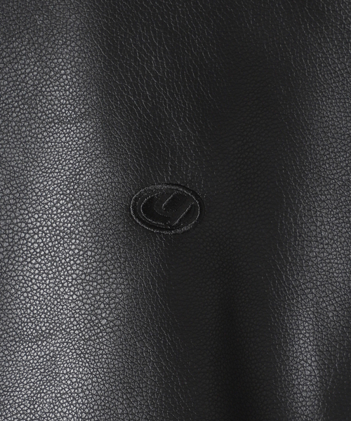 B.C STOCK（ベーセーストック）の「YDD フェイクレザー ブルゾン（ライダースジャケット・メンズ・ブラック・LARGE/MEDIUM）」の18枚目の写真