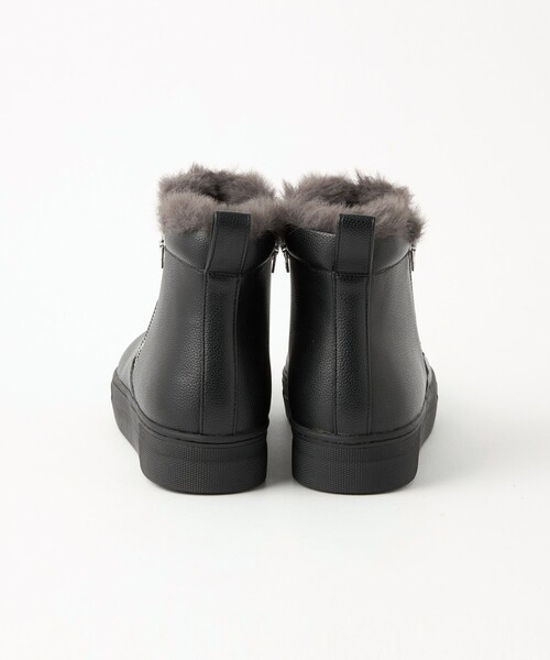 green label relaxing(グリーンレーベルリラクシング)の「【WEB限定】 ハイカットウォーム スニーカー -撥水-(ブーツ・レディース・グレー/ブラック/その他1・S/M/L/XL)」の7枚目の写真