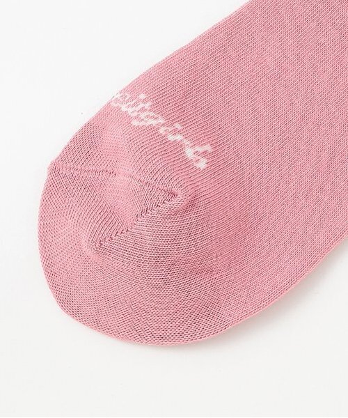 by LOVEiT（バイラビット）の「リボンハイソックス（ソックス/靴下・キッズ・オフホワイト/ピンク/ブラック・S/M/L/LL）」の5枚目の写真