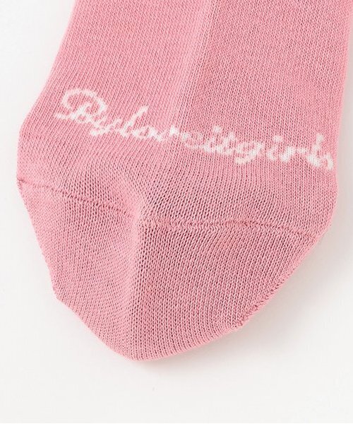 by LOVEiT（バイラビット）の「リボンハイソックス（ソックス/靴下・キッズ・オフホワイト/ピンク/ブラック・S/M/L/LL）」の6枚目の写真