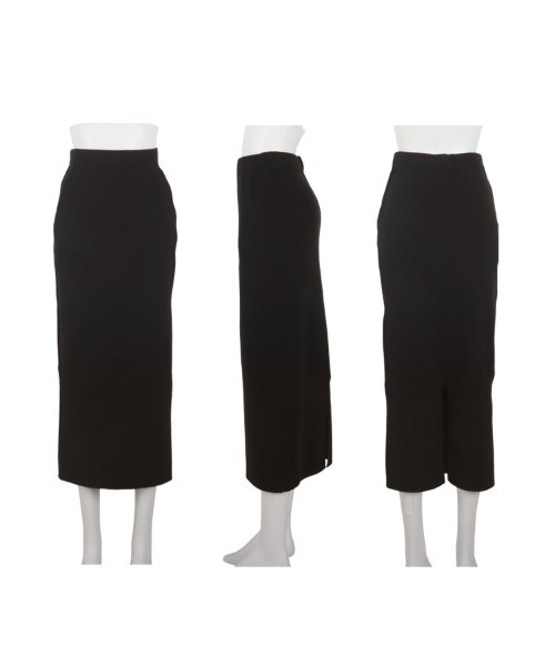 KOBE LETTUCE（コウベレタス）の「[ 選べるサイズ 丈 ] アンチピリングリブニットスカート（スカート・レディース・アイボリー系/モカ/チャコール/ブラック/ピンク・L/L1/M/M1）」の19枚目の写真