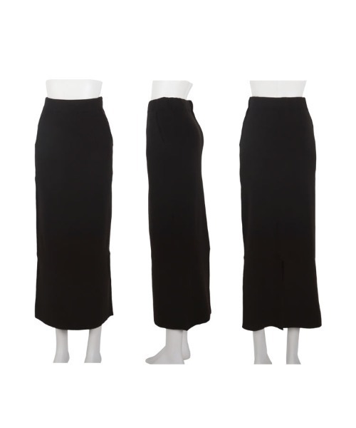 KOBE LETTUCE（コウベレタス）の「[ 選べるサイズ 丈 ] アンチピリングリブニットスカート（スカート・レディース・アイボリー系/モカ/チャコール/ブラック/ピンク・L/L1/M/M1）」の20枚目の写真