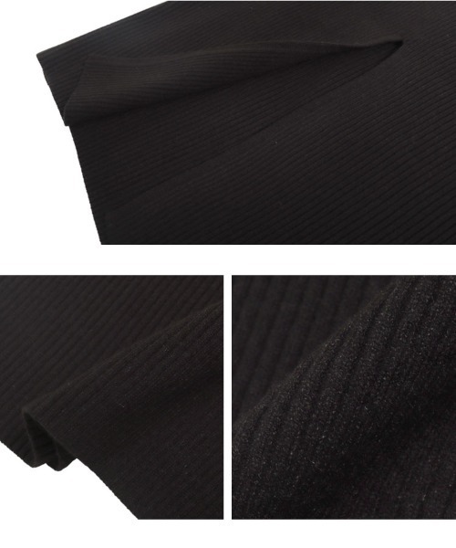 KOBE LETTUCE（コウベレタス）の「[ 選べるサイズ 丈 ] アンチピリングリブニットスカート（スカート・レディース・アイボリー系/モカ/チャコール/ブラック/ピンク・L/L1/M/M1）」の22枚目の写真