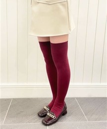 tutuanna | 綿混リブオーバーニーソックス52cm丈(ソックス/靴下)