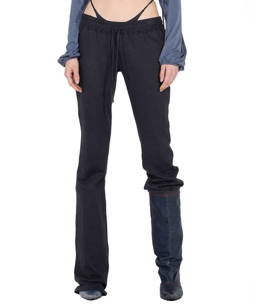 新品未使用 sculptor スウェット フレアパンツ SCULPTOR（スカルプター）の「Glitter Boots Cut Sweatpants