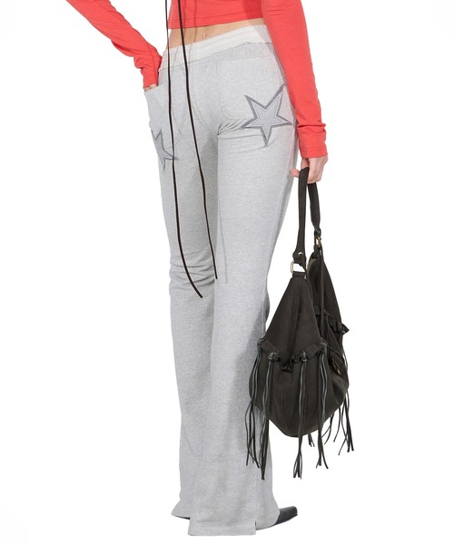 SCULPTOR（スカルプター）の「Glitter Boots Cut Sweatpants