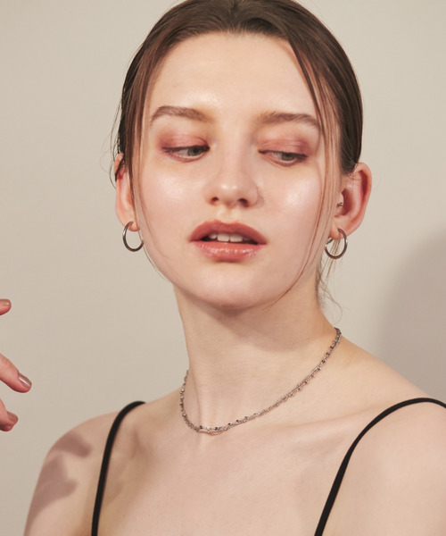 ciite' surgical stainless（シーテサージカルステンレス）の「【 金属アレルギー対応 】 2連チェーンネックレス サージカルステンレス（ネックレス・レディース・ゴールド/シルバー・FREE）」の7枚目の写真