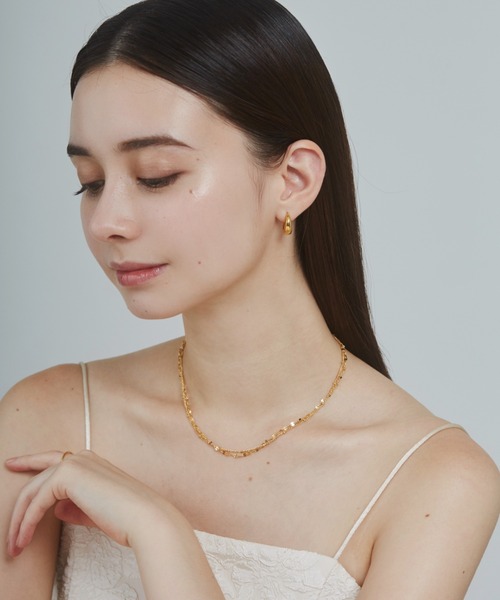 ciite' surgical stainless（シーテサージカルステンレス）の「【 金属アレルギー対応 】 2連チェーンネックレス サージカルステンレス（ネックレス・レディース・ゴールド/シルバー・FREE）」の11枚目の写真