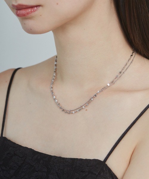 ciite' surgical stainless（シーテサージカルステンレス）の「【 金属アレルギー対応 】 2連チェーンネックレス サージカルステンレス（ネックレス・レディース・ゴールド/シルバー・FREE）」の18枚目の写真