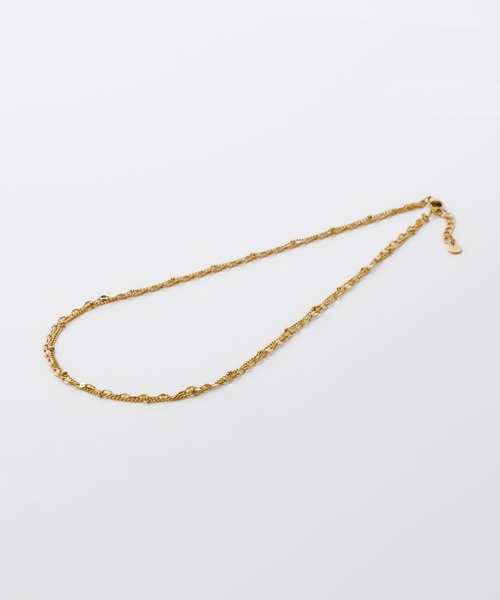 ciite' surgical stainless（シーテサージカルステンレス）の「【 金属アレルギー対応 】 2連チェーンネックレス サージカルステンレス（ネックレス・レディース・ゴールド/シルバー・FREE）」の22枚目の写真