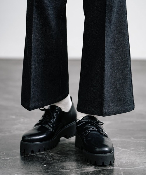 【セール】プレ－ントゥ ワークソールフェイクレザーシューズ（ドレスシューズ）｜Rocky Monroe（ロッキーモンロー）