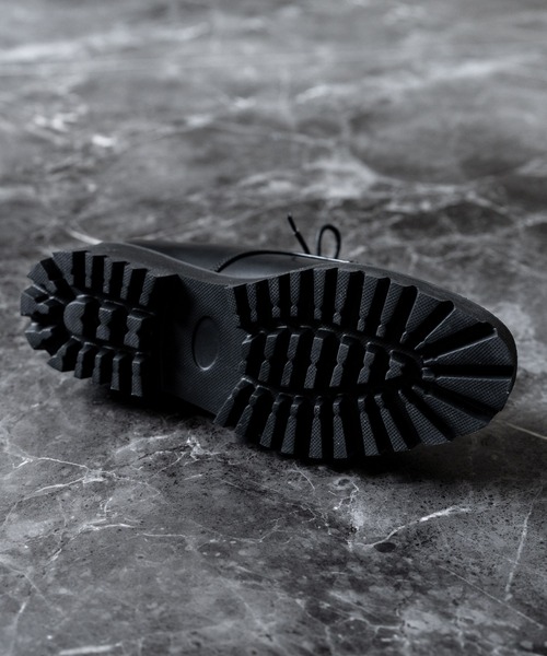 【セール】プレ－ントゥ ワークソールフェイクレザーシューズ（ドレスシューズ）｜Rocky Monroe（ロッキーモンロー）