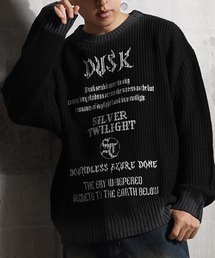 1111clothing(tH[N[WO)̃Svg ȕ҂ N[jbg / Logo-printed crew knit(jbg/Z[^[)