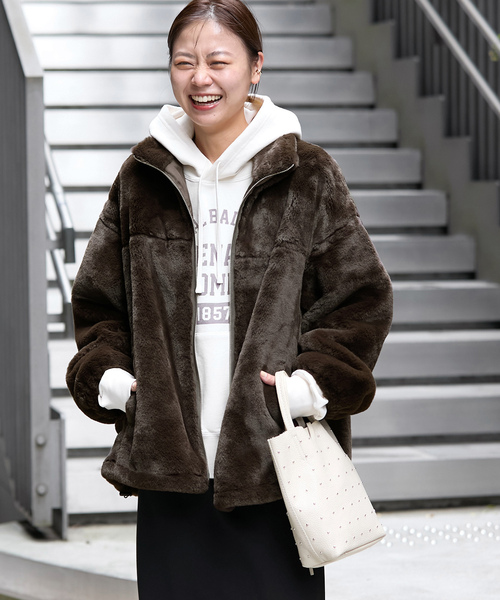 relume JOURNAL STANDARD フルジップファーブルゾン JOURNAL STANDARD relume（ジャーナルスタンダード レリューム）の