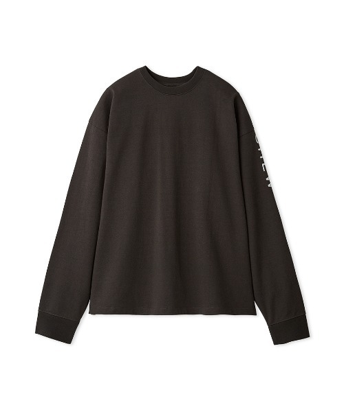 Mila Owen（ミラオーウェン）の「オーバーサイズロゴロングTシャツ