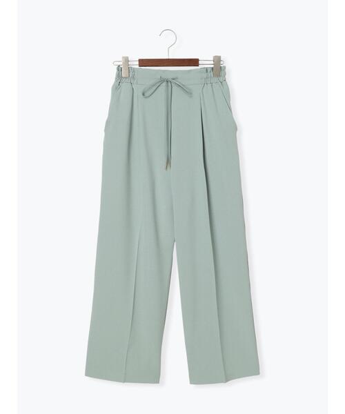 Te chichi TERRASSE（テチチテラス）の「【イージーケア/ストレッチ】タックストレートパンツ（その他パンツ・レディース・グリーン/モカ/ブラック/グレー/チャコールグレー・M/L/S）」の17枚目の写真