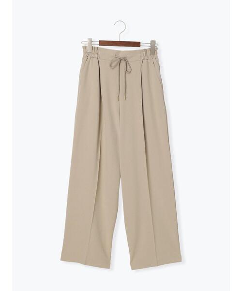 Te chichi TERRASSE（テチチテラス）の「【イージーケア/ストレッチ】タックストレートパンツ（その他パンツ・レディース・グリーン/モカ/ブラック/グレー/チャコールグレー・M/L/S）」の21枚目の写真