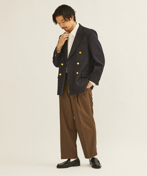 417 EDIFICE(フォーワンセブンエディフィス)の「【MOONLIGHT CLOTHING】DOUBLE BLAZER(その他アウター・メンズ・ネイビー・36/38/40/42)」の3枚目の写真