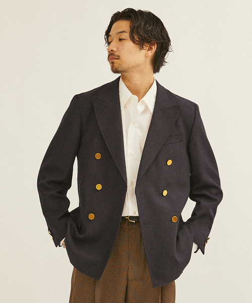 417 EDIFICE(フォーワンセブンエディフィス)の「【MOONLIGHT CLOTHING】DOUBLE BLAZER(その他アウター・メンズ・ネイビー・36/38/40/42)」の7枚目の写真